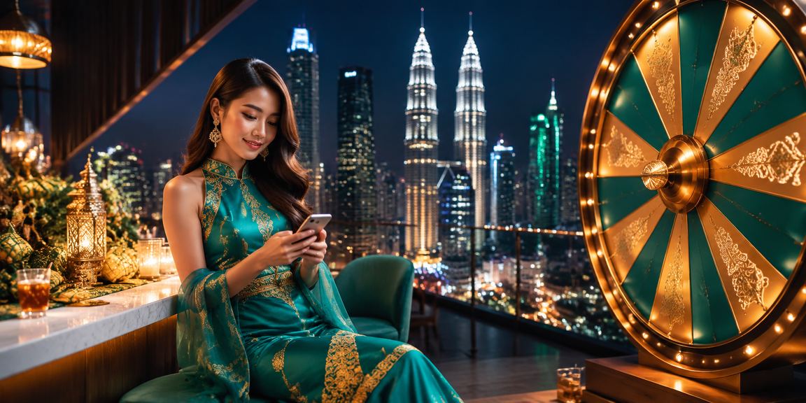 Tema undian bertuah bergaya batik Kuala Lumpur untuk permainan slot akb48